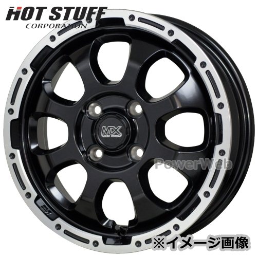 [ホイール1本(単品)] HOT STUFF / MAD CROSS GRACE (GB/P) 16インチ×6.0J PCD：100 穴数：4 インセット：42