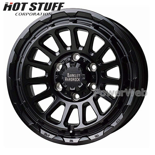 [ホイール1本(単品)] BARKLEY HARDROCK RIZARD 17インチ×8.0J PCD：139.7 穴数：6 インセット：20 セミグロスブラック (GB) HOT STUFF