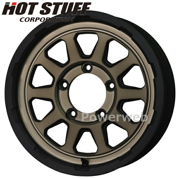 [ホイール1本(単品)] MAD CROSS RANGER 16インチ×5.5J PCD：139.7 穴数：5 インセット：20 マットブロンズ マッド クロス レンジャー HOT STUFF 14,148円