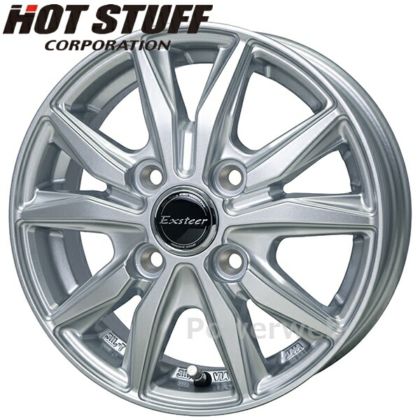 楽天市場】[ホイール1本(単品)] Exsteer ST 13インチ×4.00B PCD：100