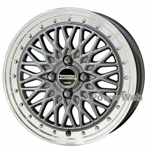 シュタイナー　CVX 4.5J-15 +45 100/4Ｈ　4本セット 送料無料】15インチ リム幅 4.5J インセット +45 PCD 100 HOLE数