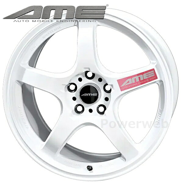[ホイールのみ単品4本セット] KYOHO AME TRACER GT-V 17インチ&times;9.5J PCD：114.3 穴数：5 インセット：15 レーシングホワイト｜パワーウェブ２号店