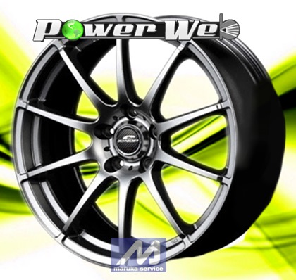 [ホイールのみ単品4本セット] ATECH / SCHNEIDER StaG (MGL) 15インチ&times;6.0J PCD：114.3 穴数：5 インセット：50｜パワーウェブ２号店