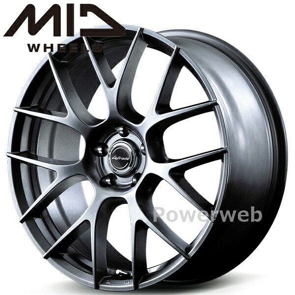 [ホイール1本(単品)] MID Lefinada Motion3 19インチ×7.0J PCD：114.3 穴数：5 インセット：40 ハイパーメタルコート