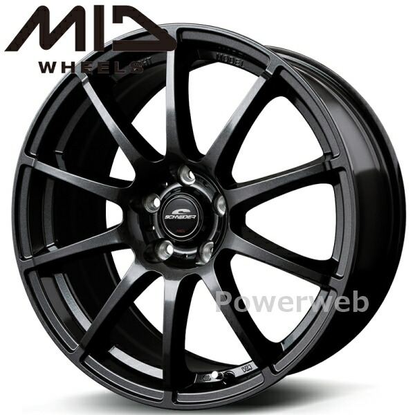 楽天市場】[ホイール1本(単品)] MID / SCHNEIDER SQ27 (MBK) 17インチ