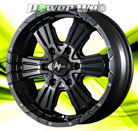 [ホイールのみ単品4本セット] NITRO POWER / CROSS CLAW (SGB) 16インチ&times;6.5J PCD：139.7 穴数：6 インセット：38｜パワーウェブ２号店