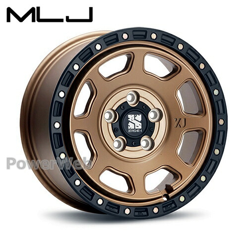[ホイール1本(単品)] MLJ XTREME-J XJ07 17インチ&times;8.0J PCD：127 穴数：5 インセット：38 マットブロンズ/ブラックリム｜パワーウェブ２号店