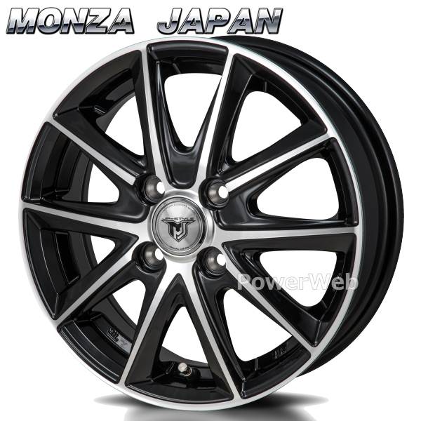 ホイール1本 単品 MONZA JAPAN JP STYLE MJ01 13インチ×4.0J PCD 今ダケ送料無料