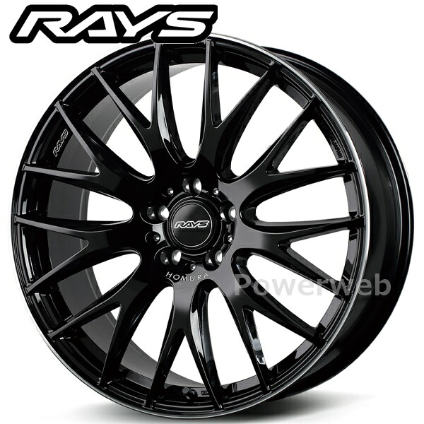 [ホイールのみ単品4本セット] RAYS HOMURA 2x9Plus 21インチ×9.0J PCD：120 穴数：5 インセット：45 (BAK)