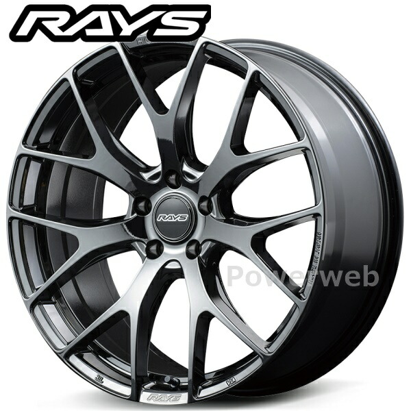 [ホイールのみ単品4本セット] RAYS HOMURA 2x7FT 19インチ&times;8.0J PCD：120 穴数：5 インセット：45 (YNJ)｜パワーウェブ２号店