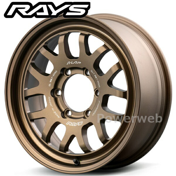 [ホイールのみ単品4本セット] RAYS A-LAP-07X 18インチ&times;8.5J PCD：139.7 穴数：6 インセット：44 ブロンズ(アルマイト) (BR)｜パワーウェブ２号店