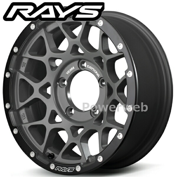 [ホイールのみ単品4本セット] RAYS DAYTONA M8 xB Edition 16インチ×6.0J PCD：139.7 穴数：5 インセット：-5 セミグロスアームズグレー/E-pro Coat (G4L)