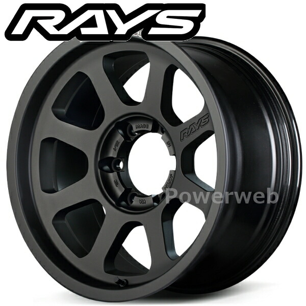 [ホイール1本(単品)] RAYS DAYTONA D108 17インチ×8.5J PCD：139.7 穴数：6 インセット：-10 マットブラック (BPJ)
