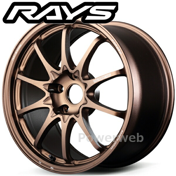 [ホイールのみ単品4本セット] RAYS VOLK RACING CE28N-plus 17インチ&times;8.0J PCD：100 穴数：4 インセット：34 ブロンズ(アルマイト) (BR) (ボルクレーシング CE28N プラス)｜パワーウェブ２号店