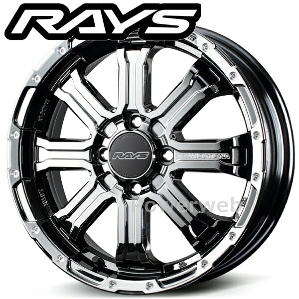 [ホイール1本(単品)] RAYS DAYTONA FDX-K COLLECTION 15インチ×5.0J PCD：100 穴数：4 インセット：48 レイズブラックメタルコート (SNL) (デイトナ)