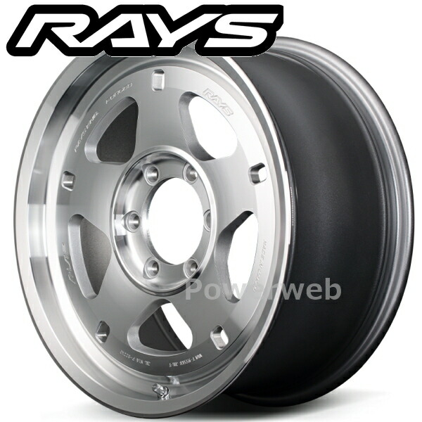[ホイールのみ単品4本セット] RAYS A-LAP A-LAP-05X 17インチ&times;8.5J PCD：139.7 穴数：6 インセット：-10 ダイヤモンドシルバー/フル DC (DF) (Aラップ 05X)｜パワーウェブ２号店