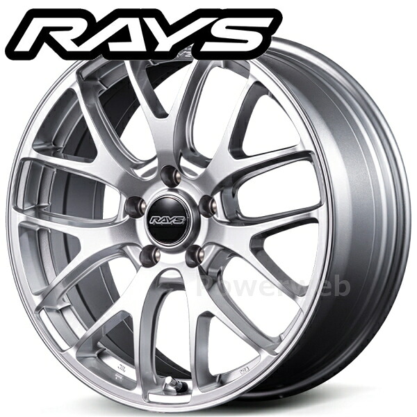 [ホイールのみ単品4本セット] RAYS SEASON SELECTION RS 2X7FA-C 18インチ&times;7.5J PCD：114.3 穴数：5 インセット：38 サンライトシルバー (SU) (レイズ シーズンセレクション ホムラ)｜パワーウェブ２号店