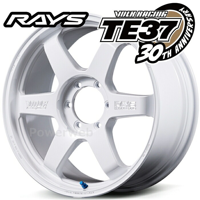 RAYS TE37 30周年限定モデル [ホイールのみ単品4本セット] VOLK RACING TE37 ultra LARGE P.C.D. 30th MACHINING Ver. 20インチ&times;8.5J PCD：139.7 穴数：6 インセット：45 ホワイト (WH) (レイズ ボルクレーシング TE37 ウルトラ ラージPCD マシニングバージョン)｜パワーウェブ２号店