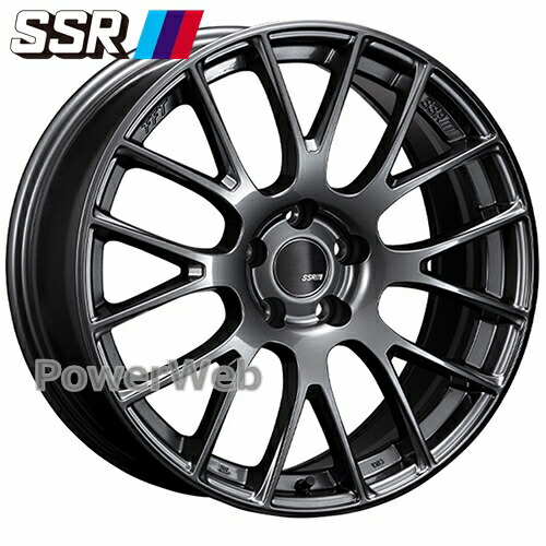 [ホイール1本(単品)] SSR GTV04 18インチ&times;7.5J PCD：100 穴数：5 インセット：48 メタリックグレー｜パワーウェブ２号店