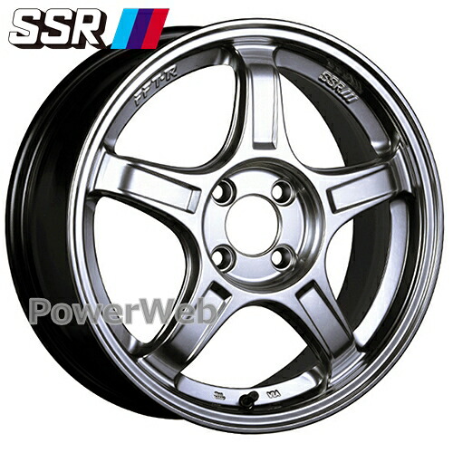 [ホイールのみ単品4本セット] SSR GTX03 16インチ×5.5J PCD：100 穴数：4 インセット：45 クロムシルバー