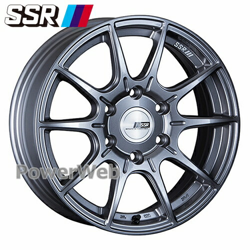 [ホイールのみ単品4本セット] SSR DEVIDE X01H (ディバイド) 17インチ×6.5J PCD：139.7 穴数：6 インセット：38 ダークシルバー