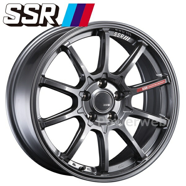 SSR GTV01 17インチホイールセット 4本 SSR ホイール4本セット GTV01 (FBK) 17インチ 7.0J PCD：100/4H