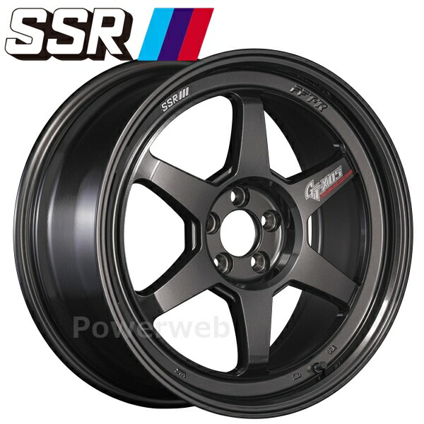 [ホイールのみ単品4本セット] SSR GTX05 DR EDITION (ドリフト エディション) 18インチ×9.5J PCD：114.3 穴数：5 インセット：40 プリズムダークガンメタ