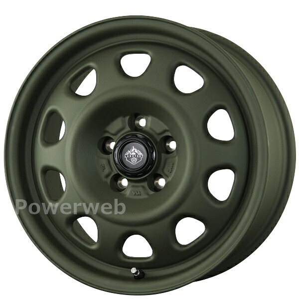 [ホイール1本(単品)] TOPY LANDFOOT SWZ 17インチ&times;7.0J PCD：114.3 穴数：5 インセット：35 オリーブドラブ (OD) トピー ランドフット｜パワーウェブ２号店