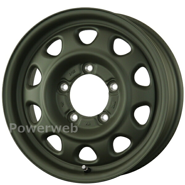 [ホイール1本(単品)] TOPY LANDFOOT SWZ 16インチ&times;5.5J PCD：139.7 穴数：5 インセット：20 オリーブドラブ (OD) トピー ランドフット｜パワーウェブ２号店 13,994円