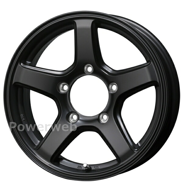 [ホイール1本(単品)] TOPY ME-A ME-A 15インチ&times;5.5J PCD：139.7 穴数：5 インセット：5 マットブラック (MB) トピー エムイーエー｜パワーウェブ２号店 9,102円