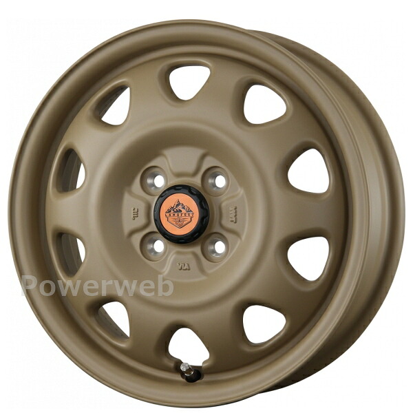 [ホイール1本(単品)] TOPY LANDFOOT SWZ 16インチ×5.5J PCD：139.7 穴数：5 インセット：20 カフェラテ (CAFELATTE) トピー ランドフット