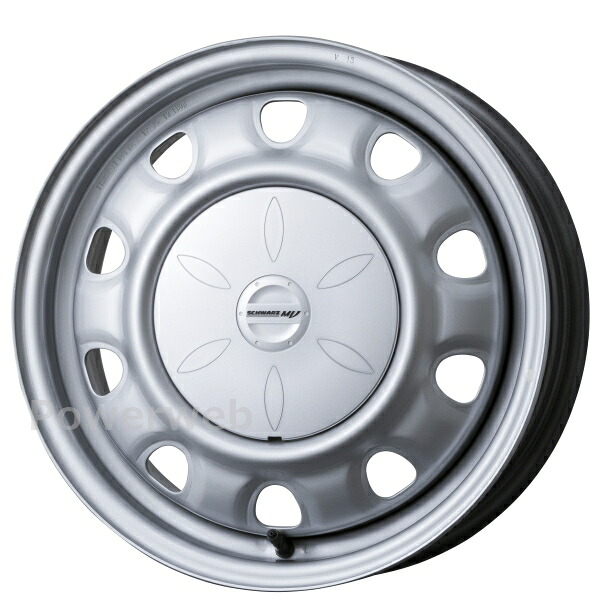 [ホイールのみ単品4本セット] TOPY シュヴァルツMV PCDマルチ MV13A 15インチ×5.5J PCD：100/114.3 穴数：8 インセット：42 シルバー (S) トピー スチールホイール