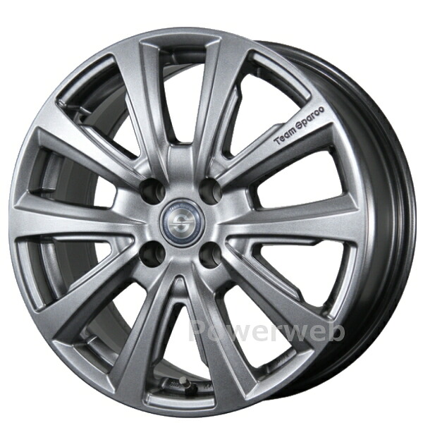[ホイールのみ単品4本セット] TOPY TeamSPARCO VALOSA ver.02 16インチ×6.5J PCD：100 穴数：4 インセット：48 メタルグレー (MG) トピー ヴァローザver.02 [ホイール4本セット]