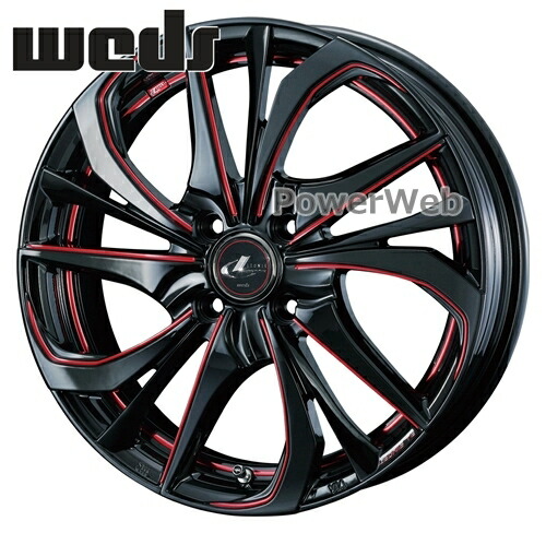 16インチ ４穴 LEONIS アルミのみ ヨッシー様用 WEDS (単品1本価格) 16インチ 6.0J 4/100 LEONIS MX カラー:PBMC