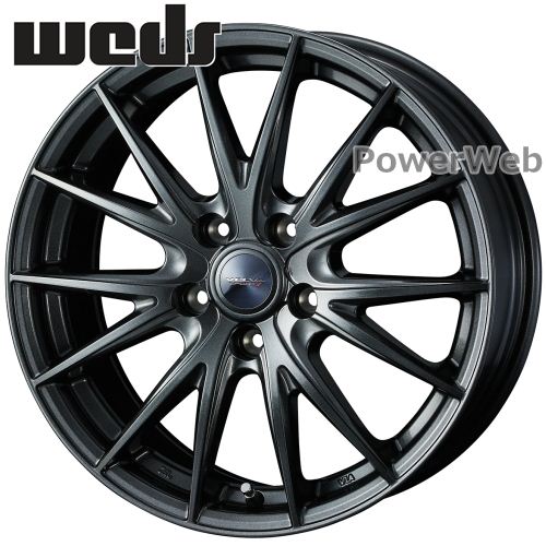 [ホイールのみ単品4本セット] VELVA SPORT2 (ヴェルヴァ スポルト2) 18インチ×7.5J PCD：114.3 穴数：5 インセット：39 トヨタ純正平面ナット専用 ディープメタル2 (DM2) Weds