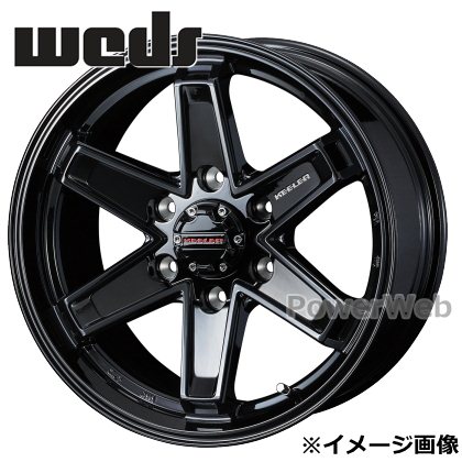 [ホイールのみ単品4本セット] KEELER TACTICS (キーラー タクティクス) 18インチ×8.0J PCD：139.7 穴数：6 インセット：25 グロスブラック (BK) Weds