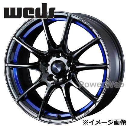 [ホイール1本(単品)] WedsSport SA25R (SA-25R) 17インチ&times;7.0J PCD：100 穴数：4 インセット：43 ブルーライトクローム2 (BLC2) Weds｜パワーウェブ２号店