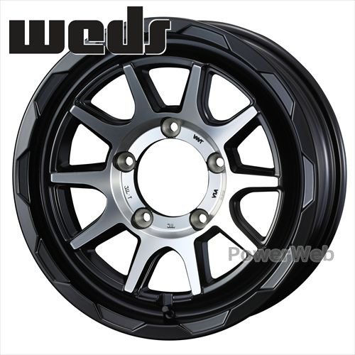 [ホイール1本(単品)] MUD VANCE 06 (マッドヴァンス 06) 15インチ×6.0J PCD：139.7 穴数：5 インセット：0 マットブラックポリッシュ (MBP) Weds