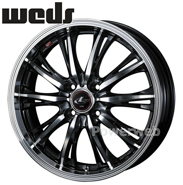 [ホイールのみ単品4本セット] LEONIS RT (レオニス RT) 15インチ&times;4.5J PCD：100 穴数：4 インセット：45 PBMC Weds｜パワーウェブ２号店