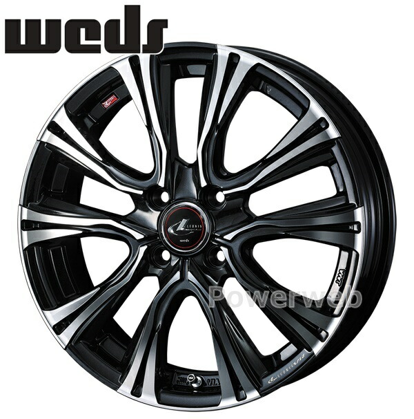 [ホイールのみ単品4本セット] LEONIS VR (レオニス VR) 16インチ×5.0J PCD：100 穴数：4 インセット：45 PBMC Weds