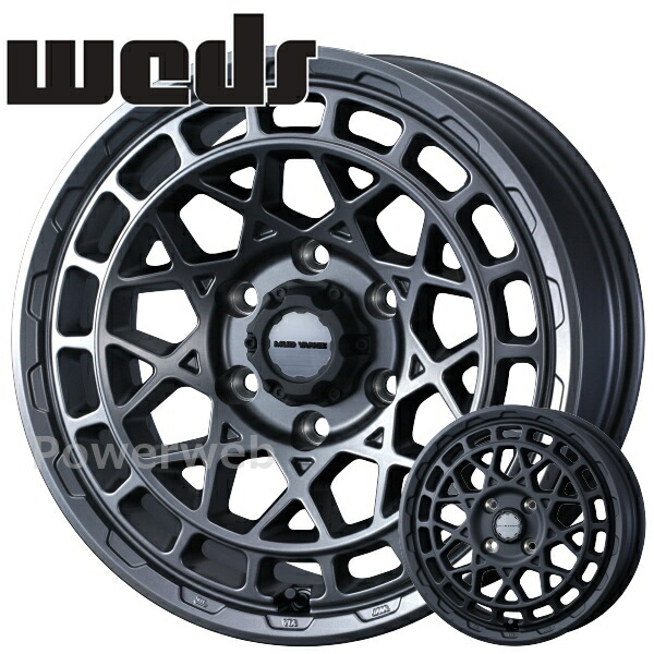 [ホイール1本(単品)] Weds MUD VANCE X TypeM 14インチ×4.5J PCD：100 穴数：4 インセット：45 マットガンメタ (MGMT)