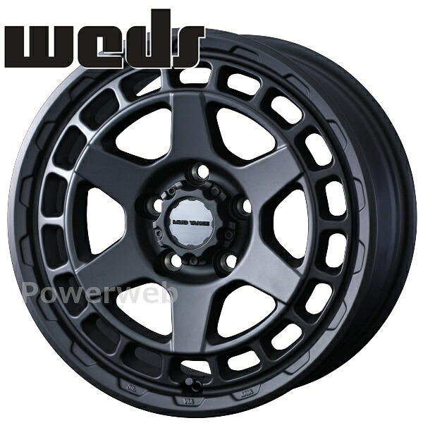 [ホイールのみ単品4本セット] Weds MUD VANCE X TypeS 17インチ×7.0J PCD：114.3 穴数：5 インセット：38 フルマットブラック (FMBK)