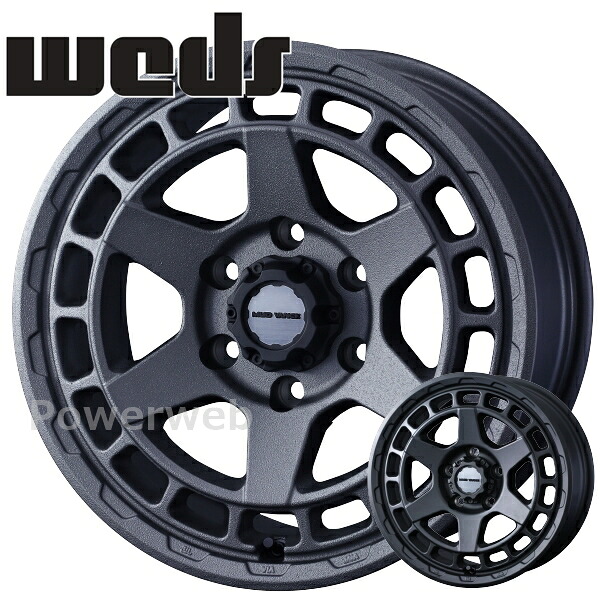 [ホイール1本(単品)] Weds MUD VANCE X TypeS 16インチ&times;7.0J PCD：114.3 穴数：5 インセット：35 フリントグレイ (GRY)｜パワーウェブ２号店