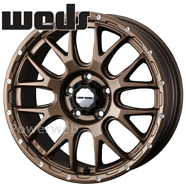[ホイール1本(単品)] Weds MUD VANCE 08 16インチ&times;7.0J PCD：114.3 穴数：5 インセット：35 マットブロンズ (BRO)｜パワーウェブ２号店