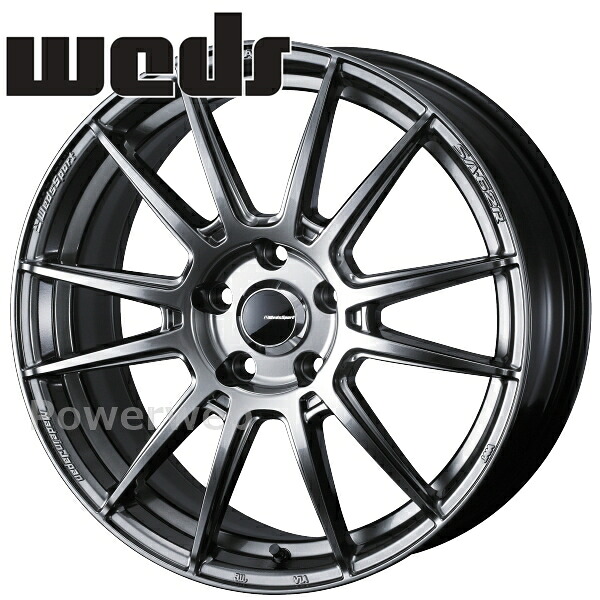 [ホイールのみ単品4本セット] WedsSport SA-62R 16インチ&times;6.5J PCD：100 穴数：4 インセット：50 プラチナシルバーブラック (PSB)｜パワーウェブ２号店