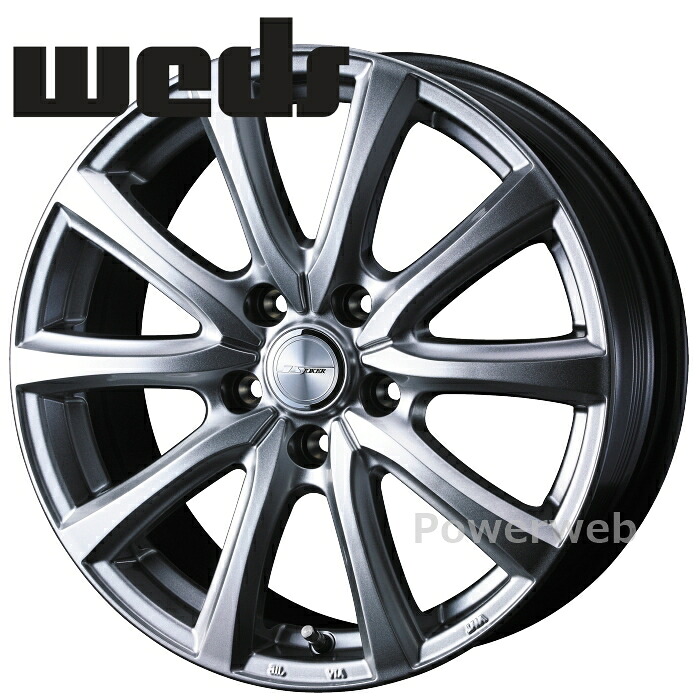 [ホイールのみ単品4本セット] Weds JOKER SMASH 19インチ×7.5J PCD：114.3 穴数：5 インセット：48 メタリックシルバー (SIL) ウェッズ ジョーカースマッシュ
