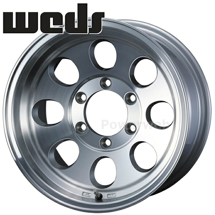 [ホイール1本(単品)] Weds JIMLINE TYPE2 16インチ×6.5J PCD：139.7 穴数：6 インセット：25 ポリッシュ (ウェッズ ジムライン タイプ2)