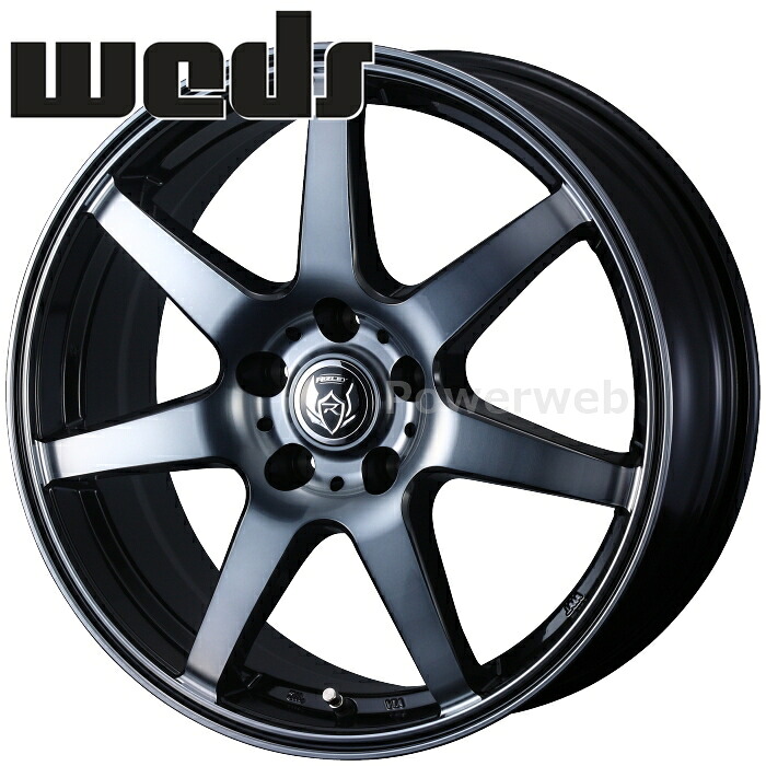 [ホイールのみ単品4本セット] Weds RIZLEY KW 15インチ&times;6.0J PCD：100 穴数：5 インセット：43 ブラックポリッシュ BC (BKP) (ウェッズ ライツレー KW)｜パワーウェブ２号店