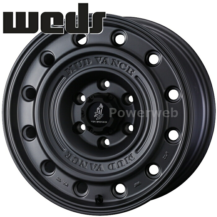[ホイールのみ単品4本セット] Weds MUD VANCE CL 16インチ&times;7.0J PCD：114.3 穴数：5 インセット：35 マットグレイ (MGR) (ウェッズ マッドヴァンス CL)｜パワーウェブ２号店