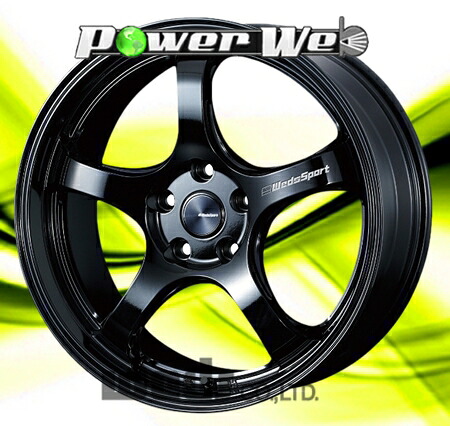 [ホイールのみ単品4本セット] WedsSport / RN05M (GBK) 18インチ&times;8.5J PCD：112 穴数：5 インセット：38｜パワーウェブ２号店